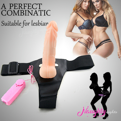 Epic Edge Solid Strap On Vibrating Dildo