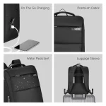 Safari Prime 22L Blue Formal Backpack with Laptop Compartment