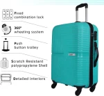Medium Check-in Suitcase (66 cm) 4 Wheels - ECLIPSE 66 - Teal#JustHere