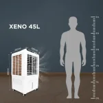 Hindware 45 L Room/Personal Air Cooler (Black & White, XENO)